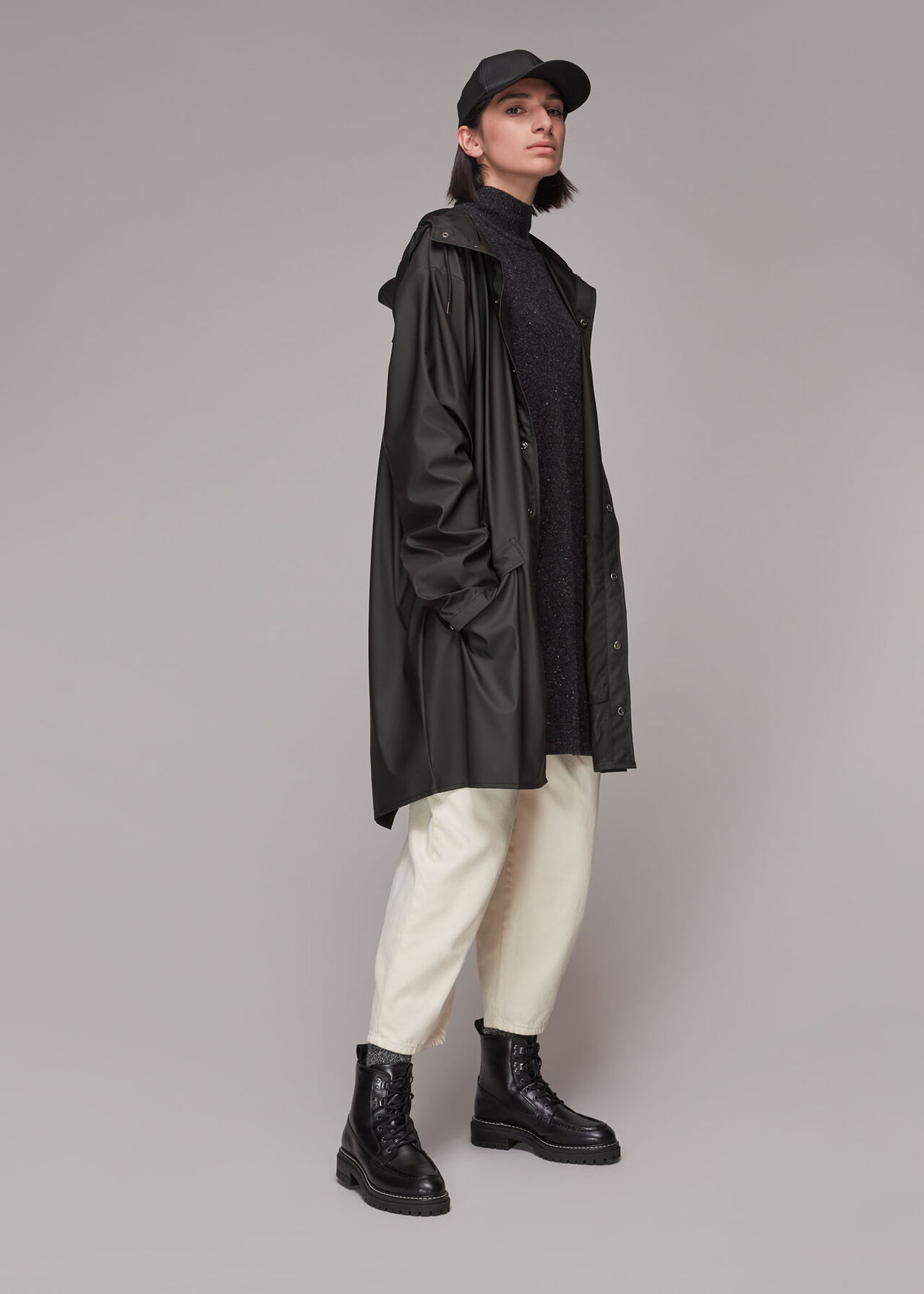 Rains Long Hooded Jacket