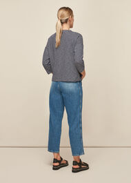 Cotton Pocket Stripe Top