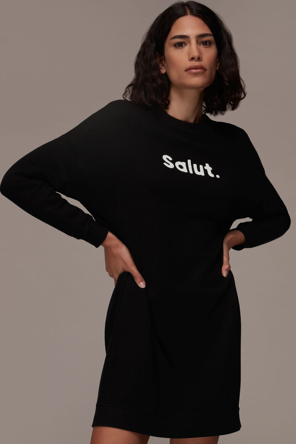 Salut Logo Sweat Dress