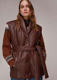 Raya Leather Gilet