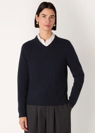 Wool V Neck Knit
