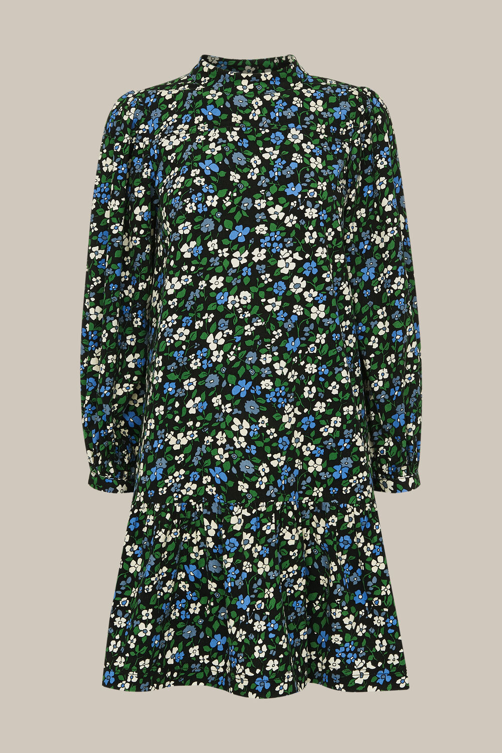 Multicolour Floral Baby Cord Dress