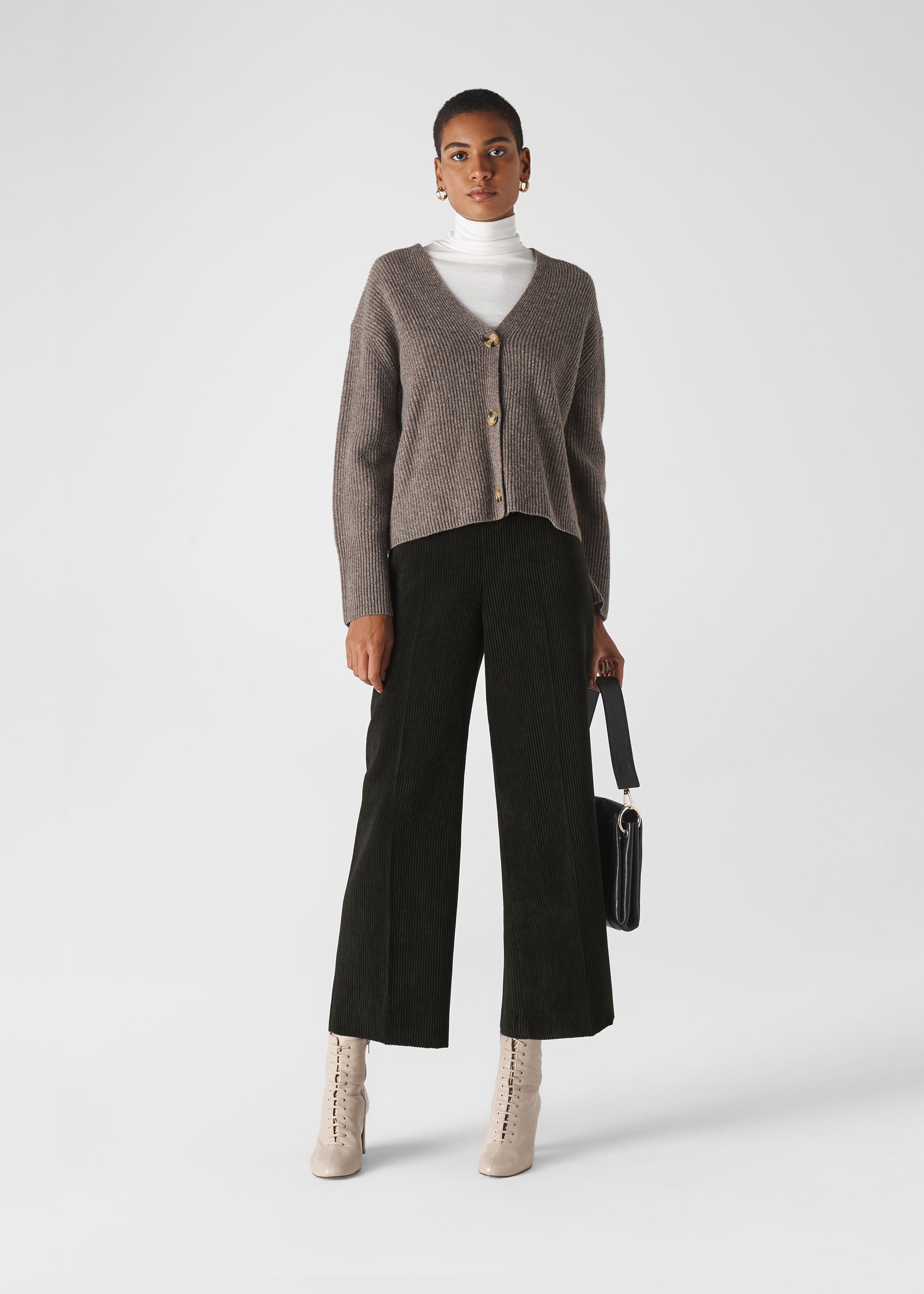 Whistles flat cheap front crop trouser