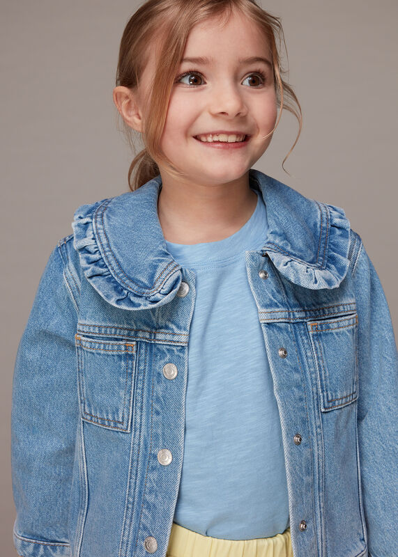 Collar Denim Jacket