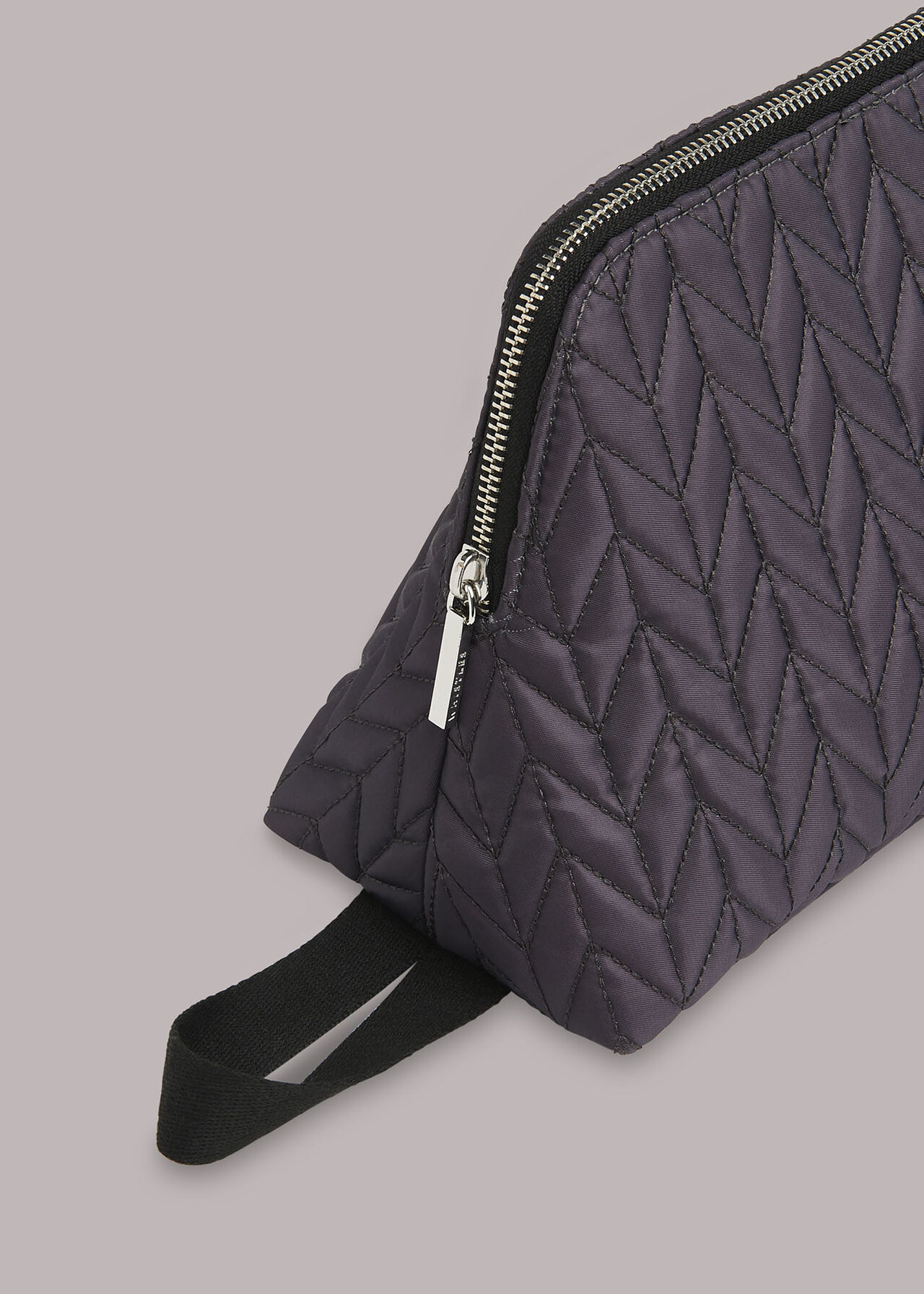 Lenni Quilted Nylon Wash Bag