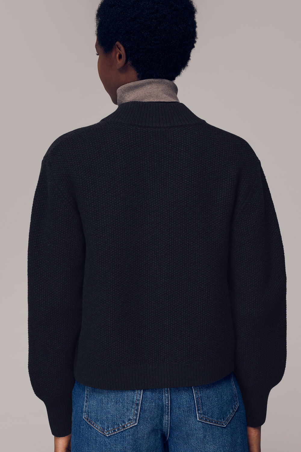 Moss Stitch Cardigan