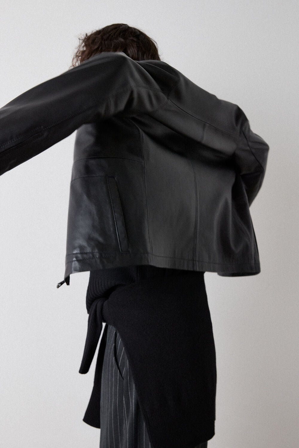 Kate Zip Leather Jacket