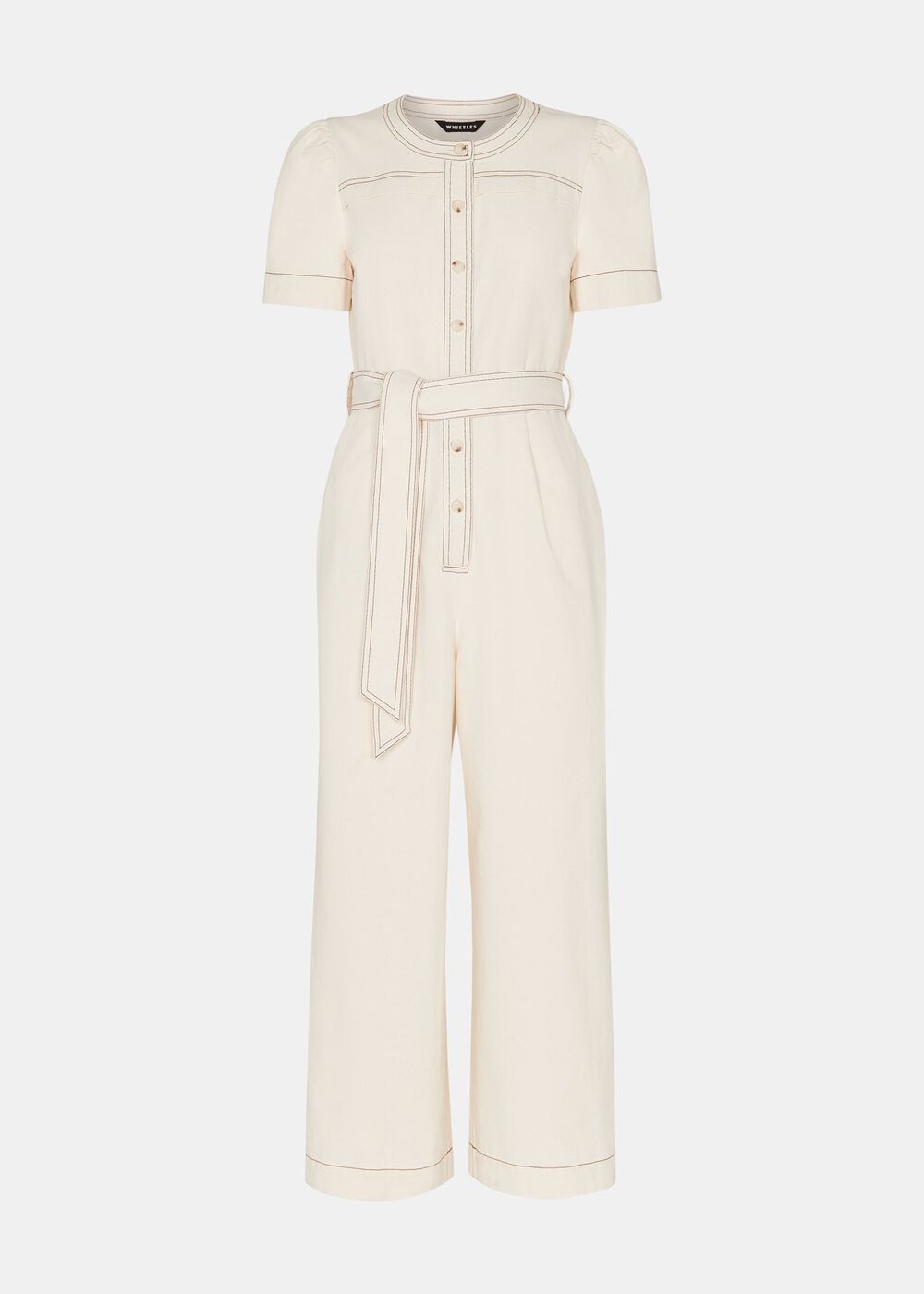 Petite Alana Denim Jumpsuit