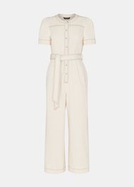 Petite Alana Denim Jumpsuit