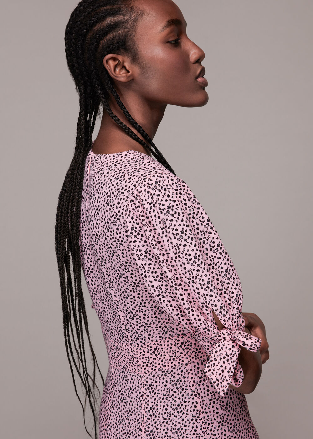 Ink Leopard Print Neave Dress