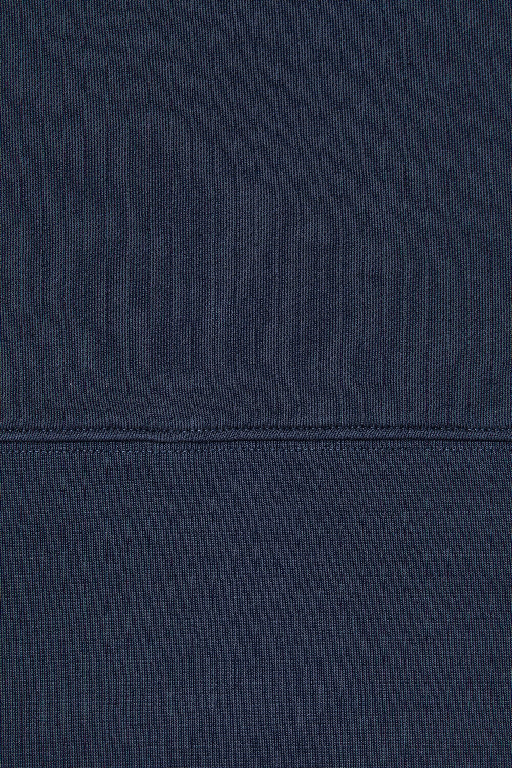Navy Rib Cuff Detail Jersey Sweat