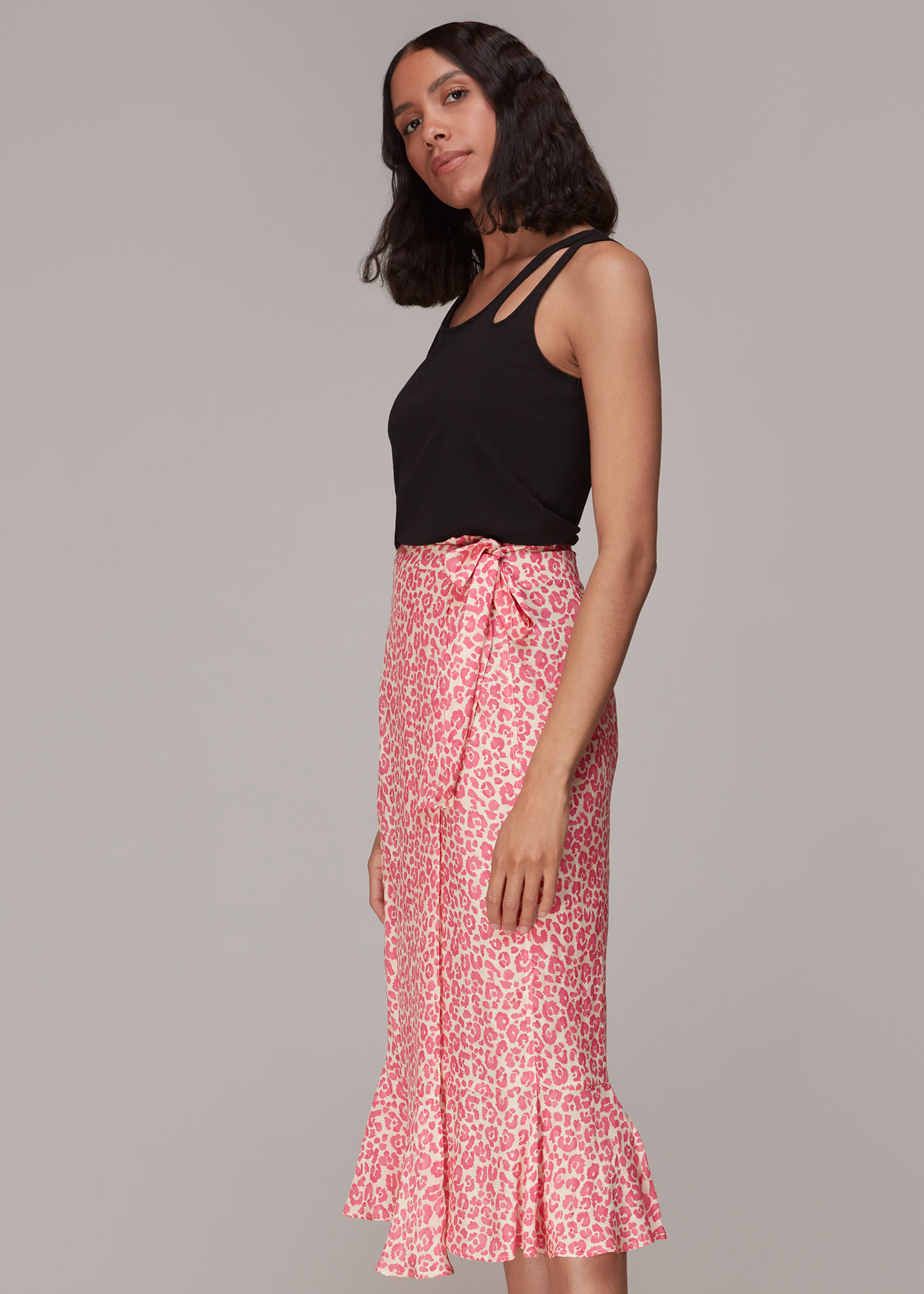 Get Effortlessly Stylish with our Cheetah Weekend Skirt  White  Perfect  for Summer  Tickled Teal LLC