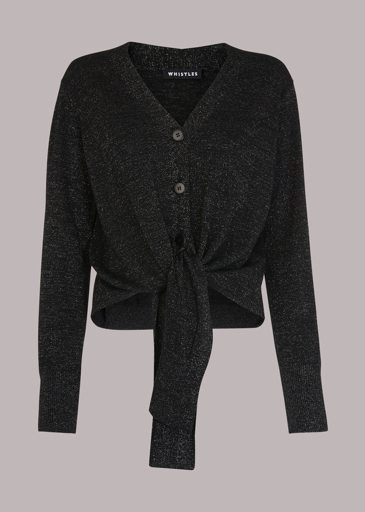 Sparkle Tie Cardigan