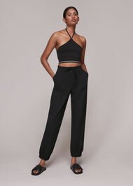 Rib Halter Neck