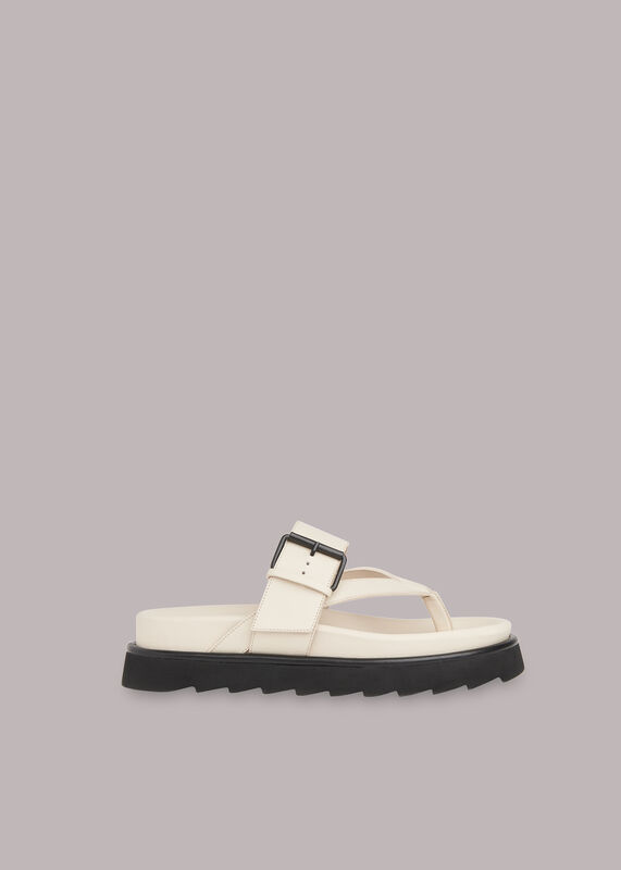 Sutton Toe Post Buckle Sandal