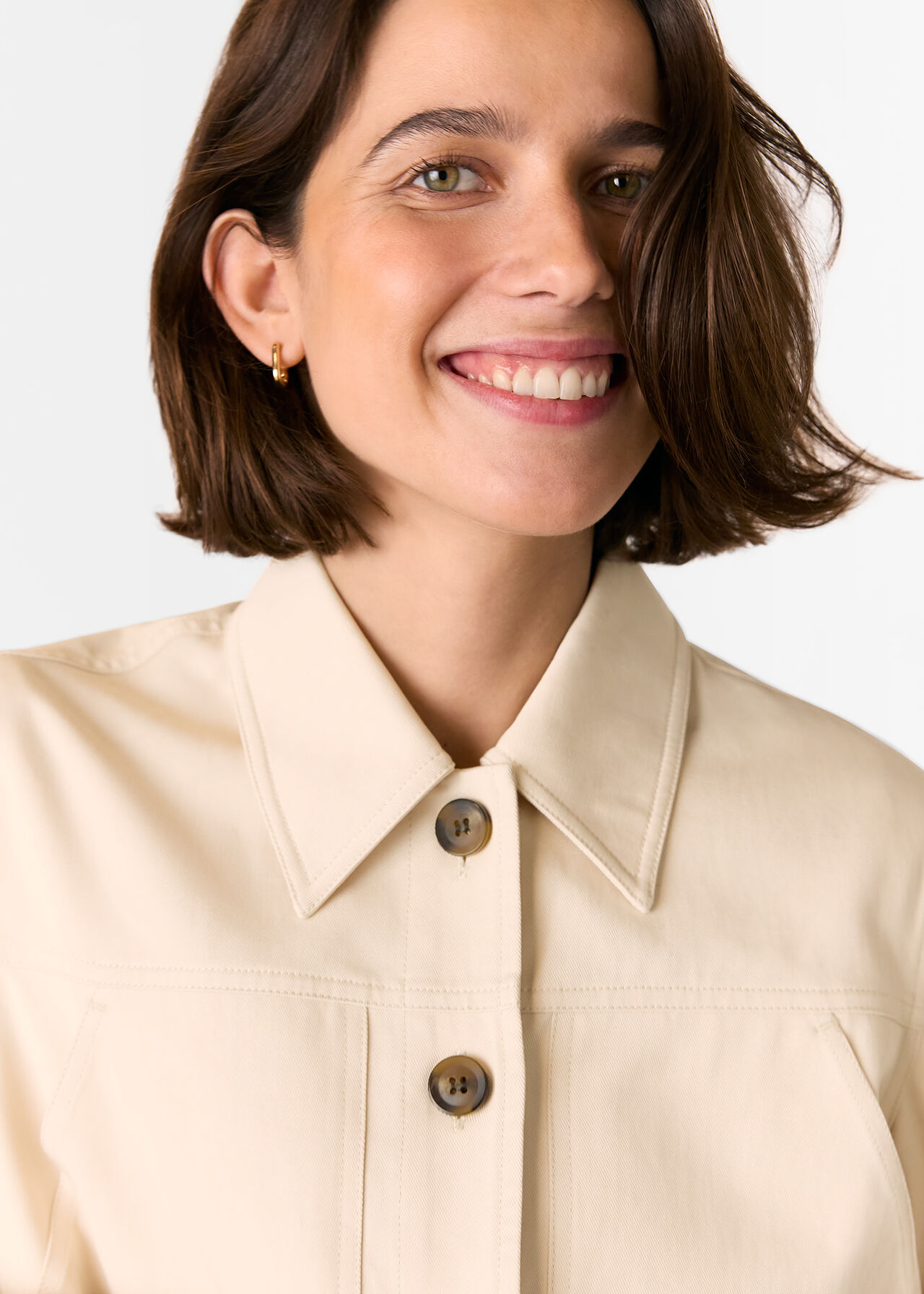 Whistles Mia Pocket Detail Jacket Whistles Mia Pocket Detail Jacket