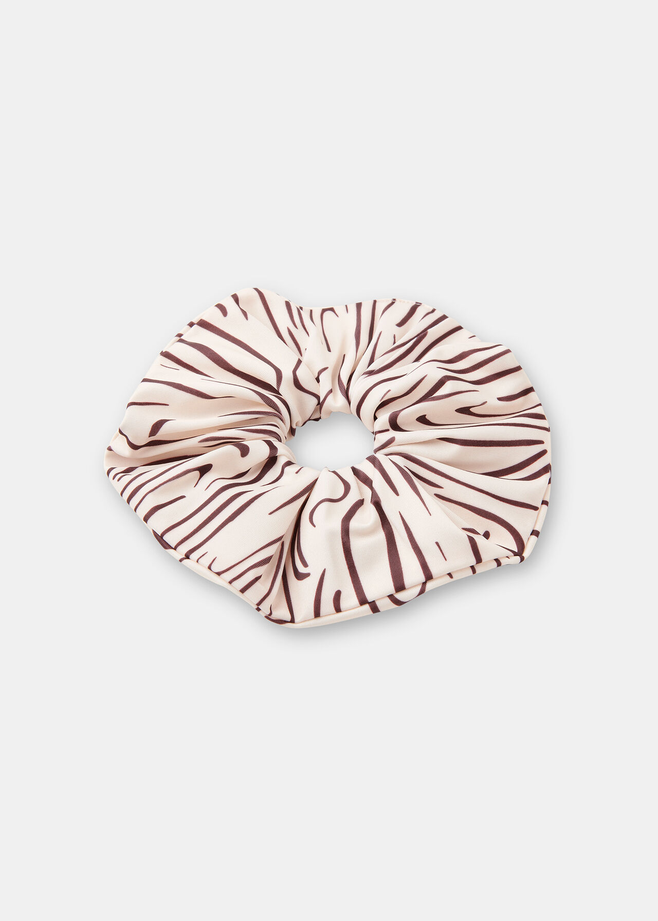 The Longing Wave Print Swim Scrunchie