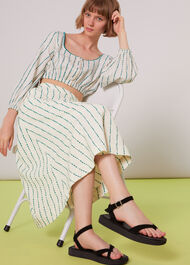 Mari Embroidered Circle Skirt