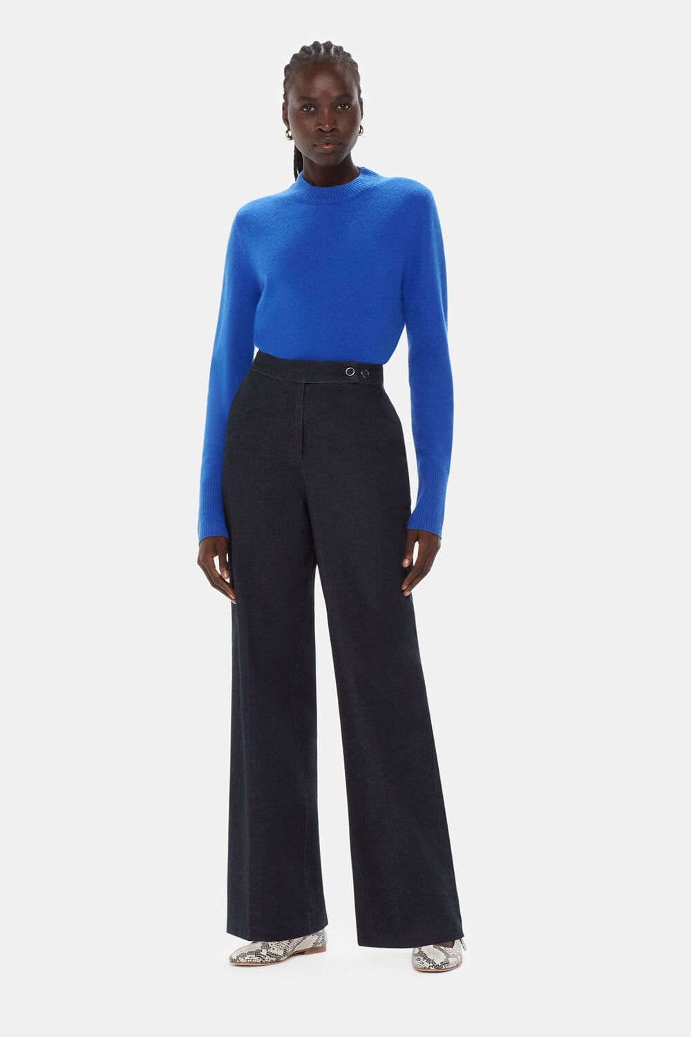 Joanna Denim Straight Trouser