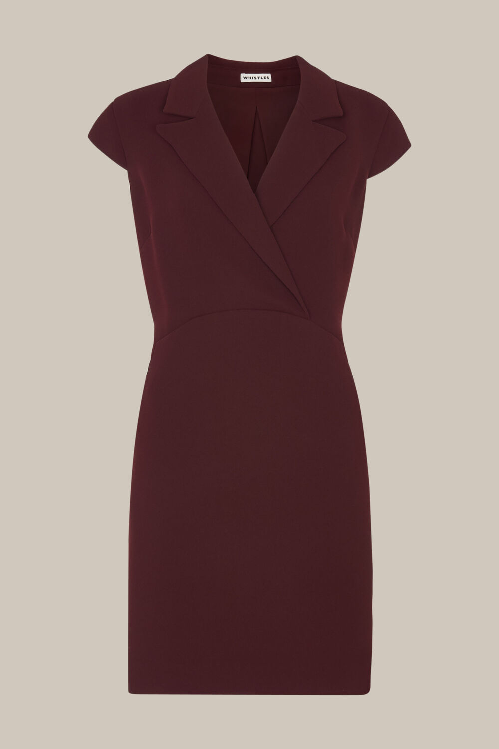 Tuxedo Crepe Dress