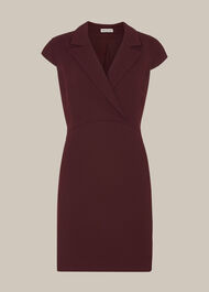 Tuxedo Crepe Dress