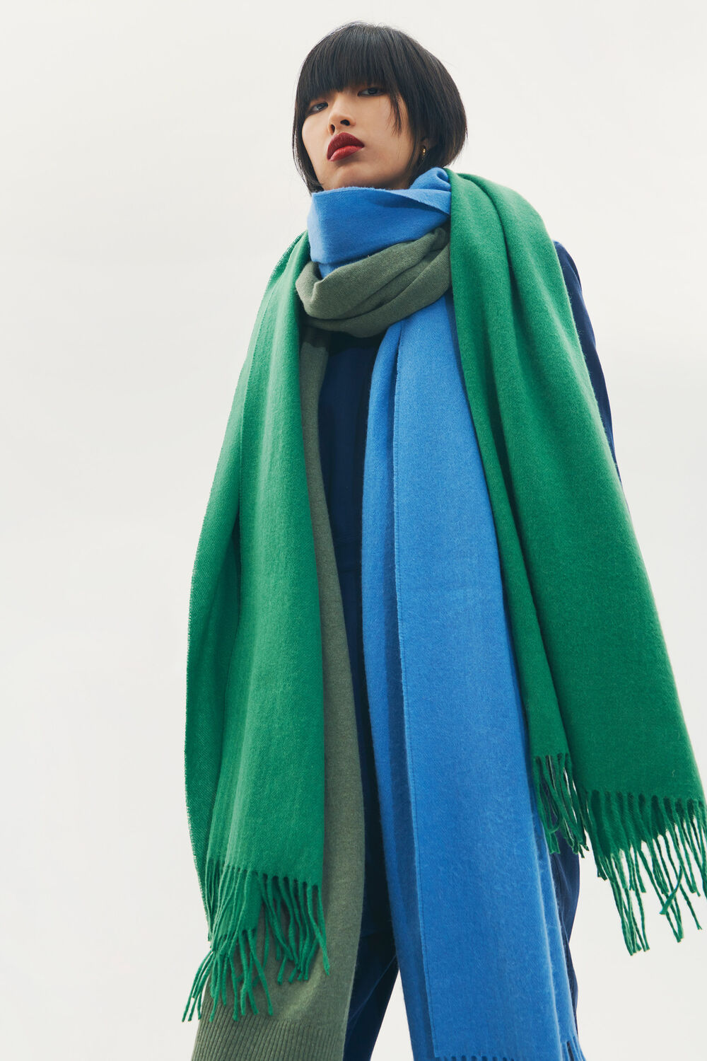 Fringed Wool Scarf