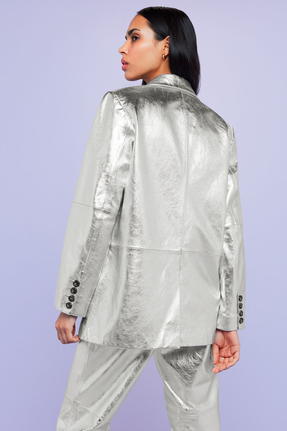 Cosmo Leather Blazer