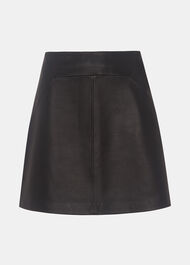 Leather A line Skirt