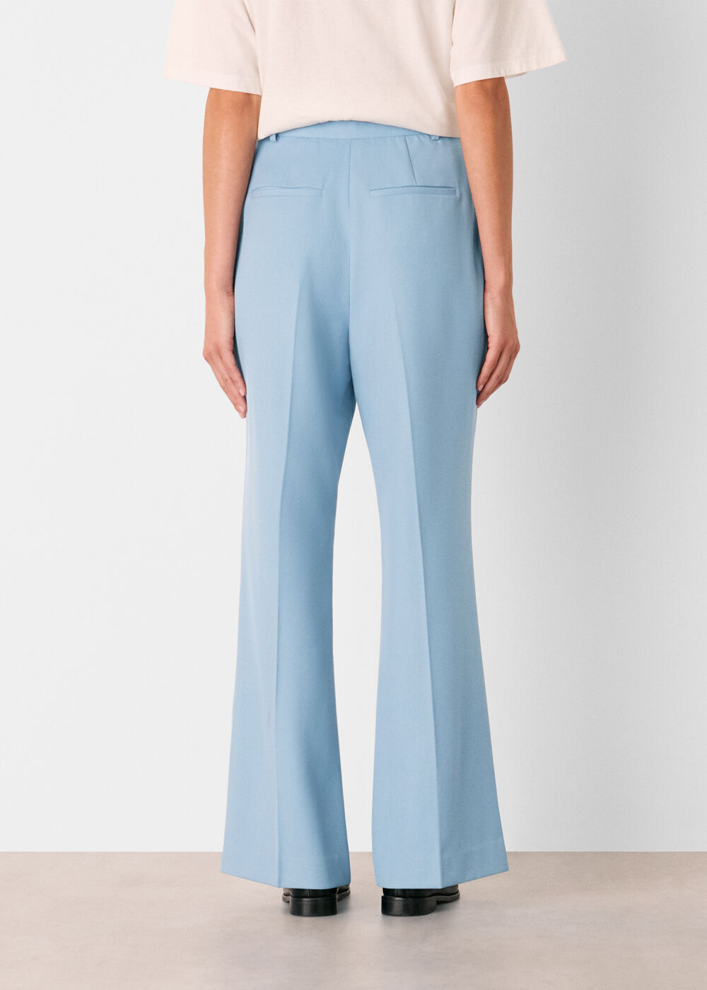 Wool Blend Tailored Trouser