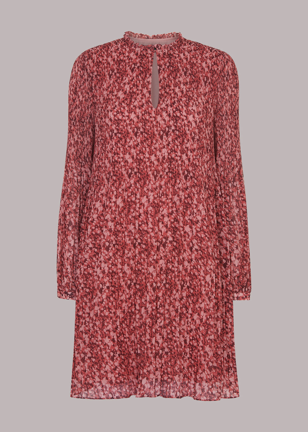 Speckled Fleck Plisse Dress