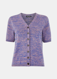 Short Sleeve Twist Cardigan