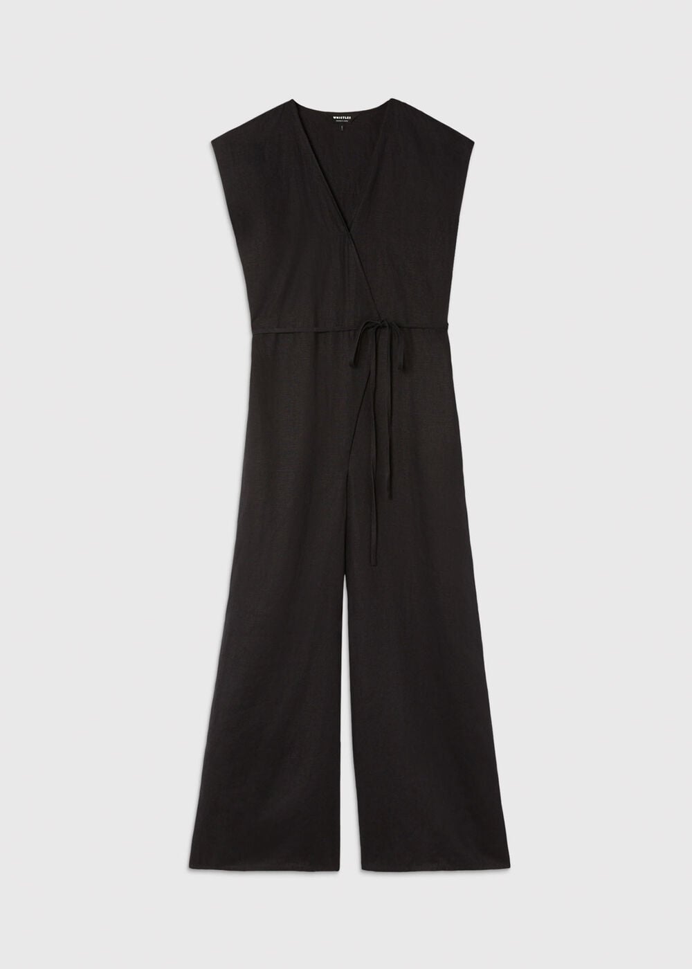 Linen Wrap Jumpsuit