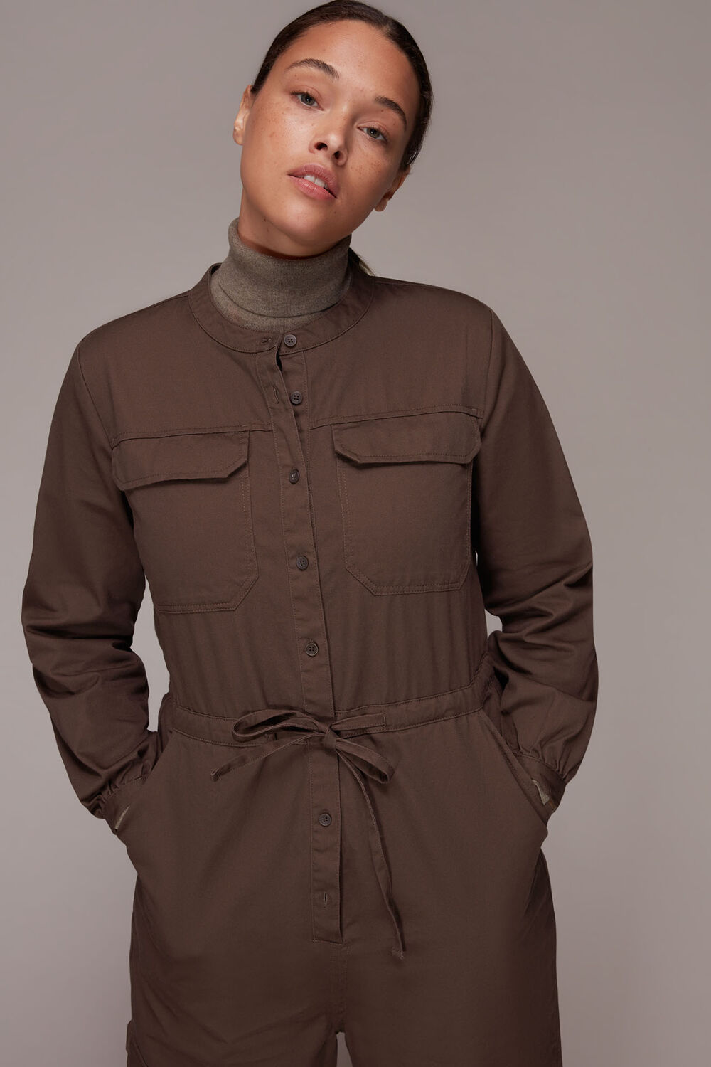 Sadie Utility Tie Jumpsuit