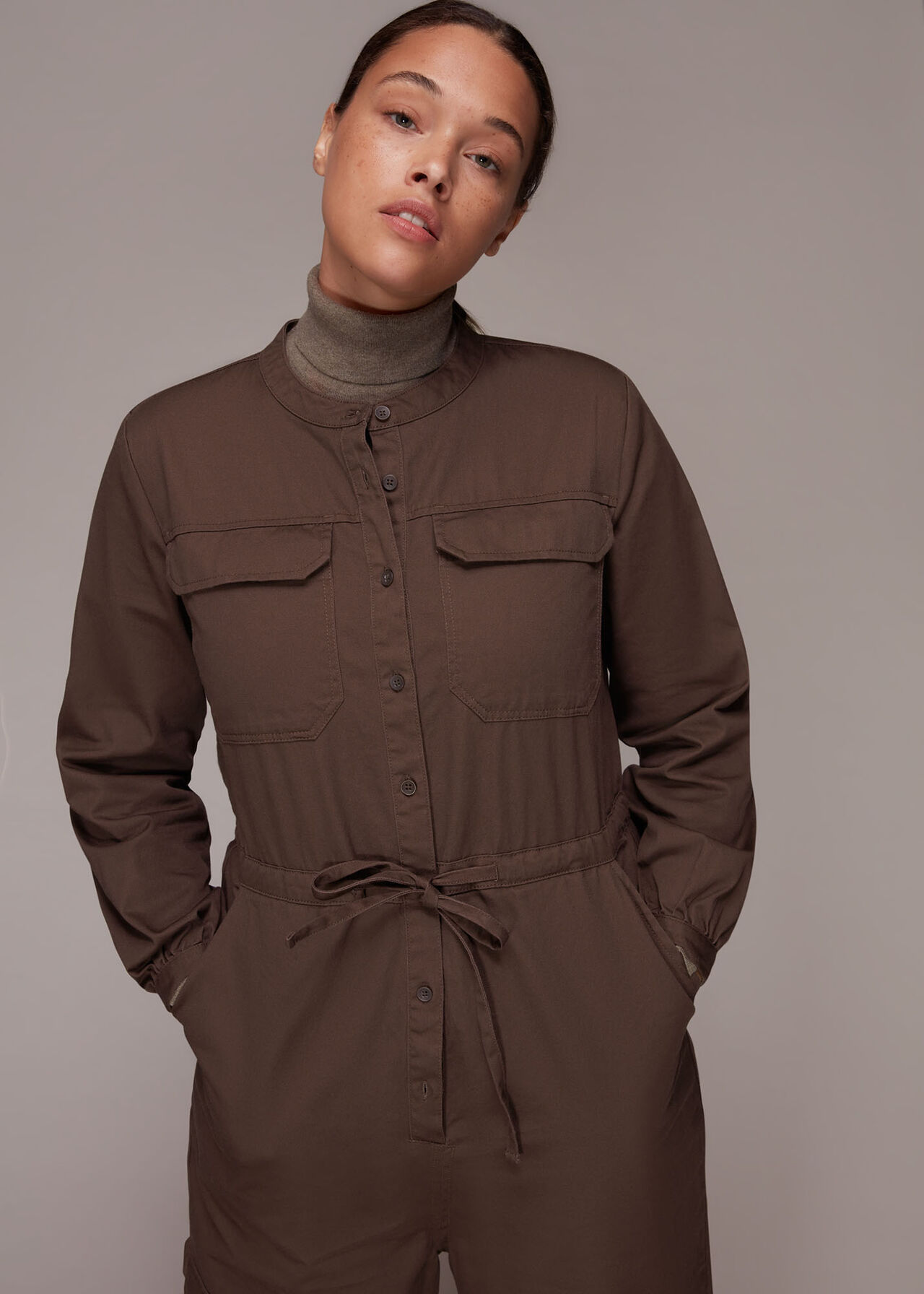 Sadie Utility Tie Jumpsuit