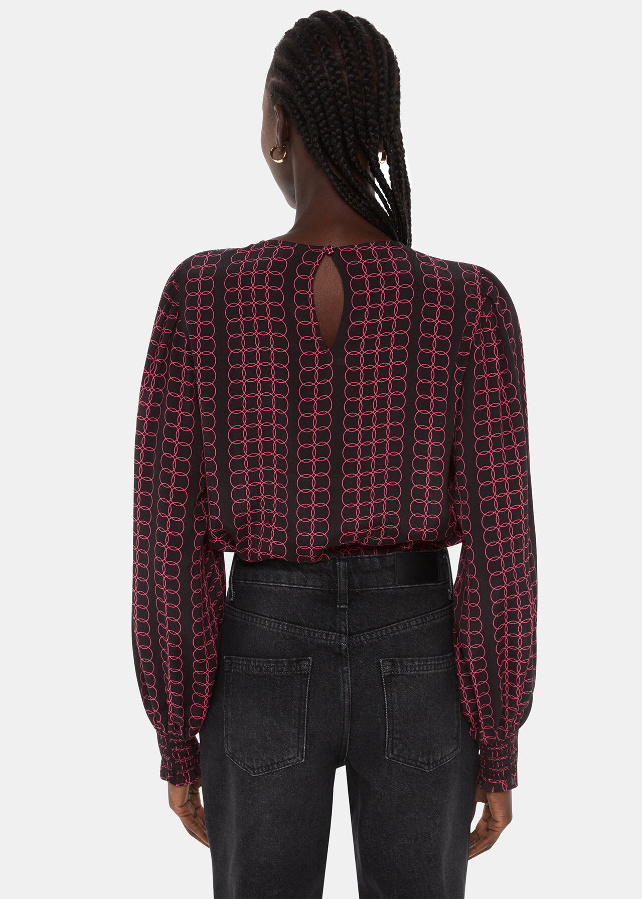 Circle Link Blouse