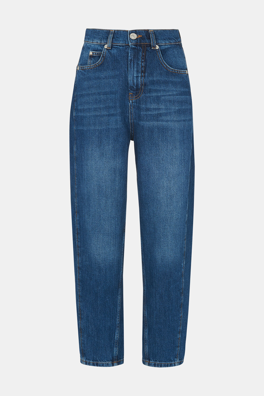 Denim Petite Authentic Barrel Leg Jean