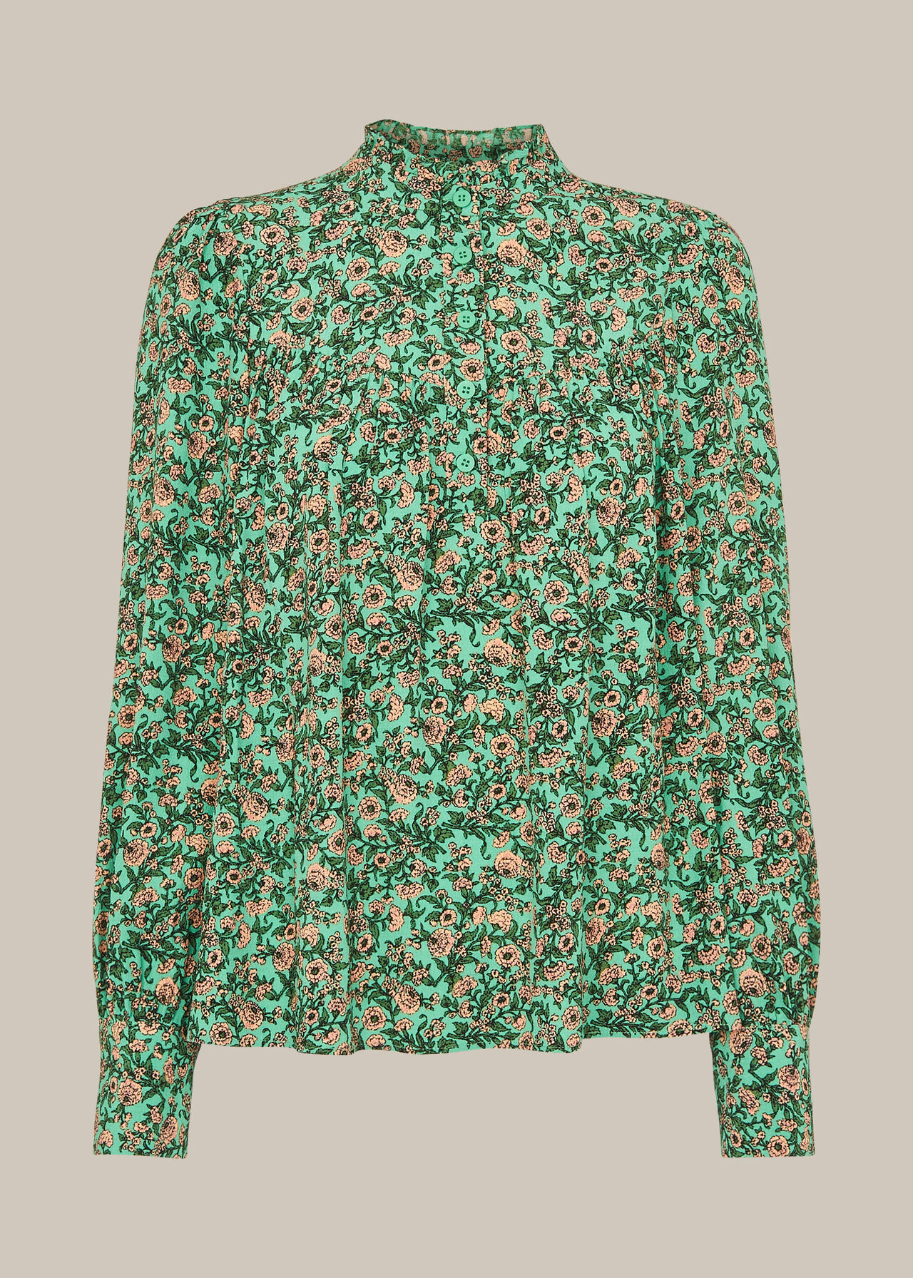 Heath Floral Print Top