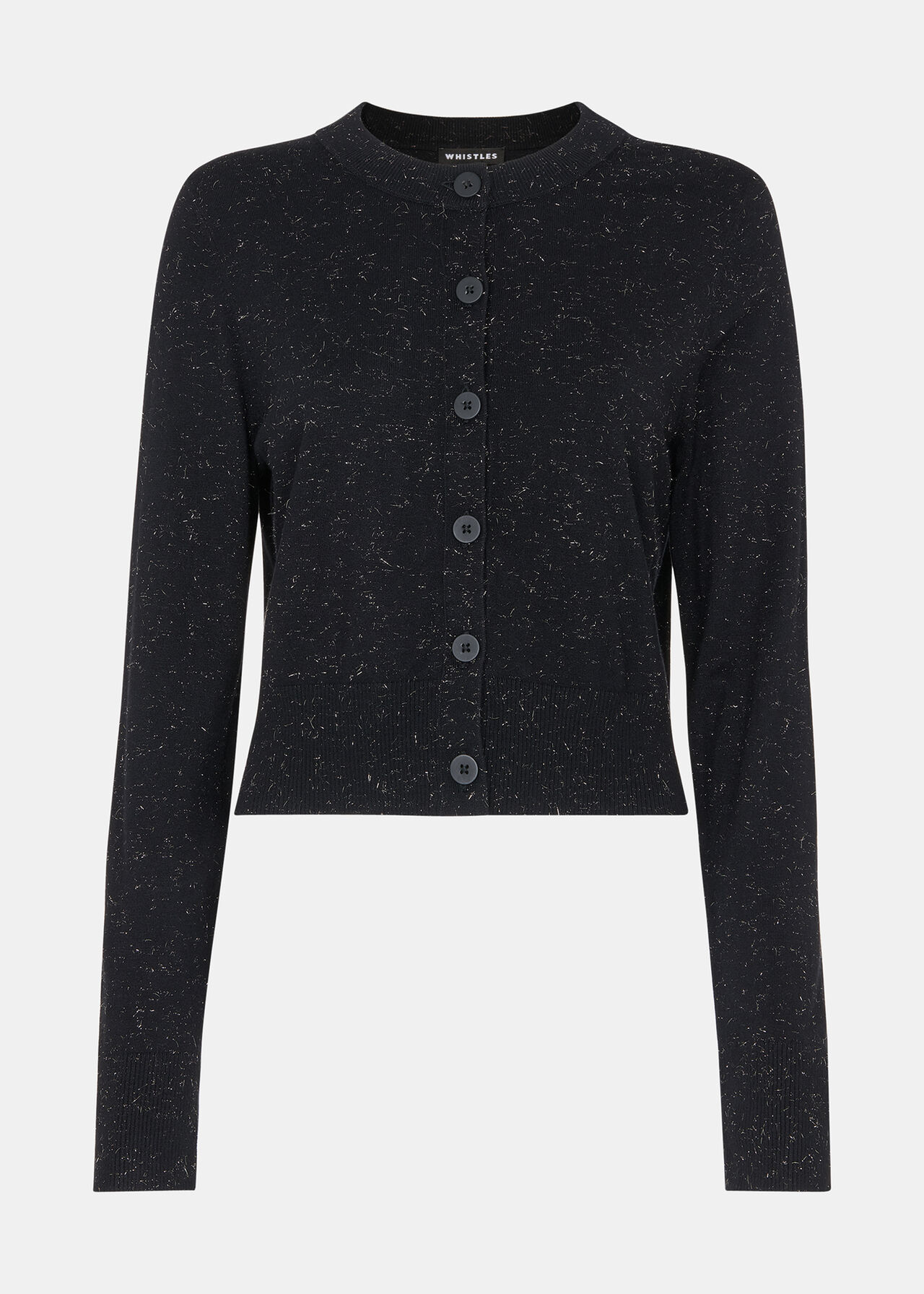 Whistles Annie Sparkle Cardigan Black Whistles Annie Sparkle Cardigan Black