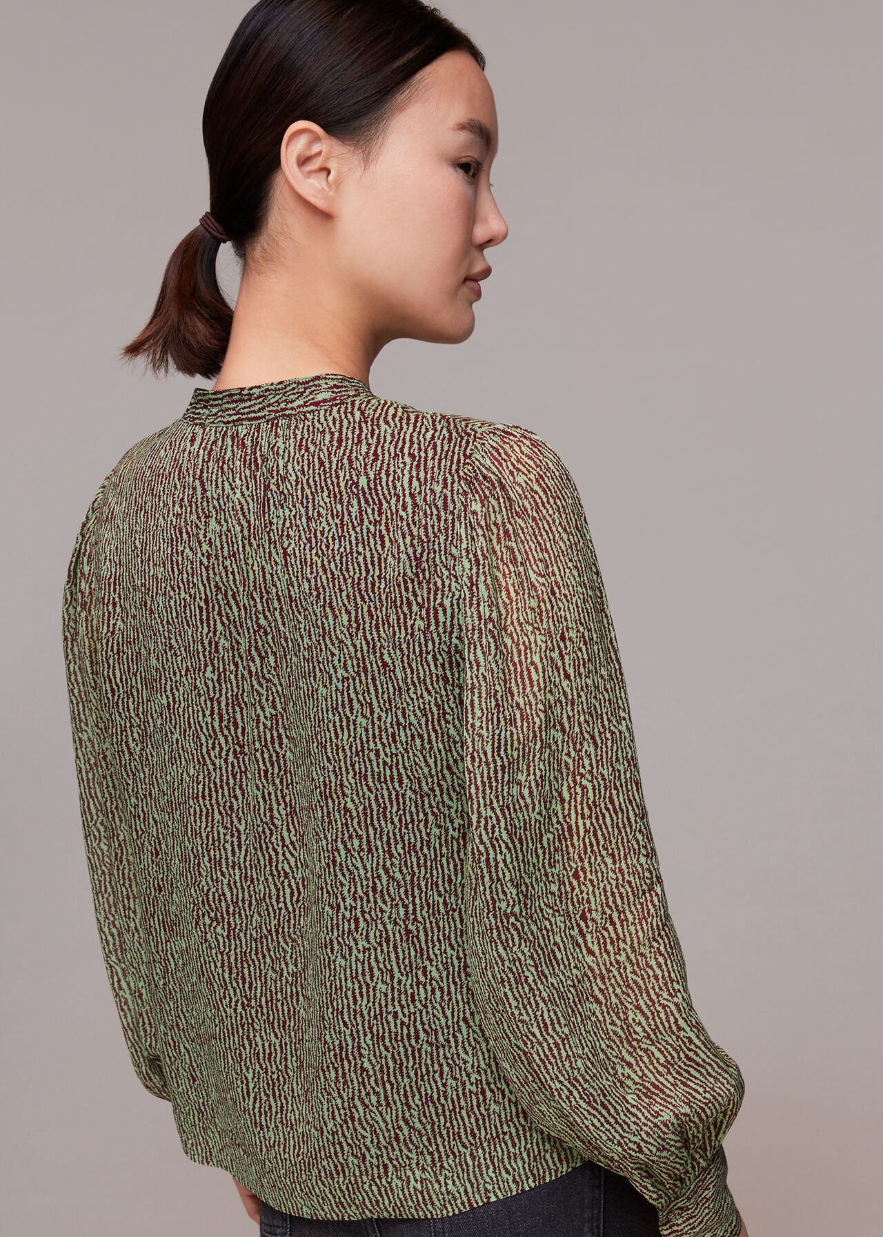 Charlotte Maze Print Blouse