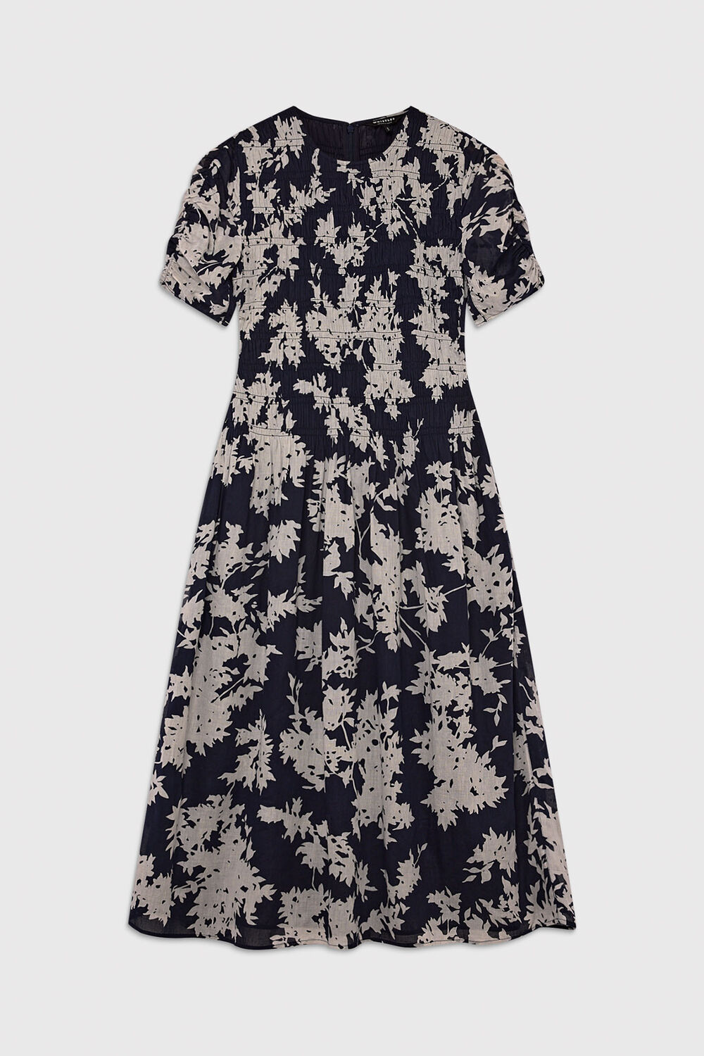 Navy Shadow Floral Avery Dress