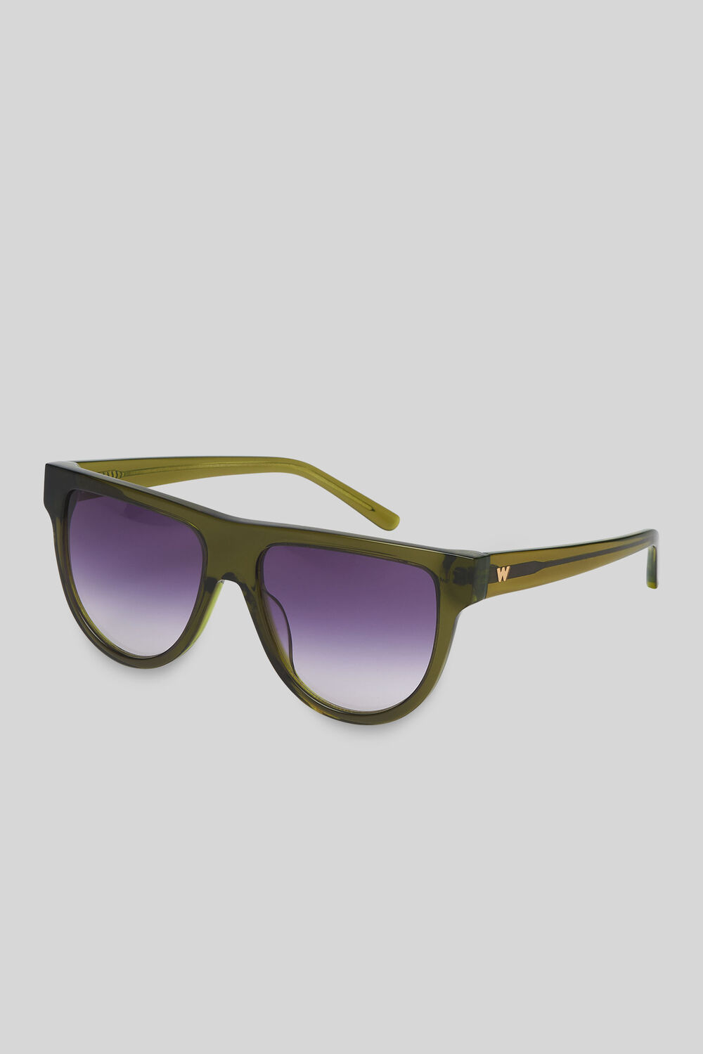 Elia Aviator Sunglasses Green
