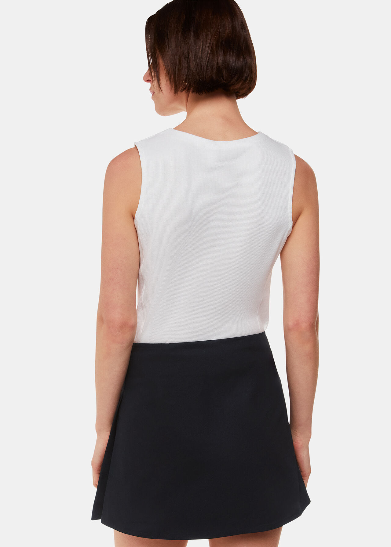 Pleated Mini Skirt