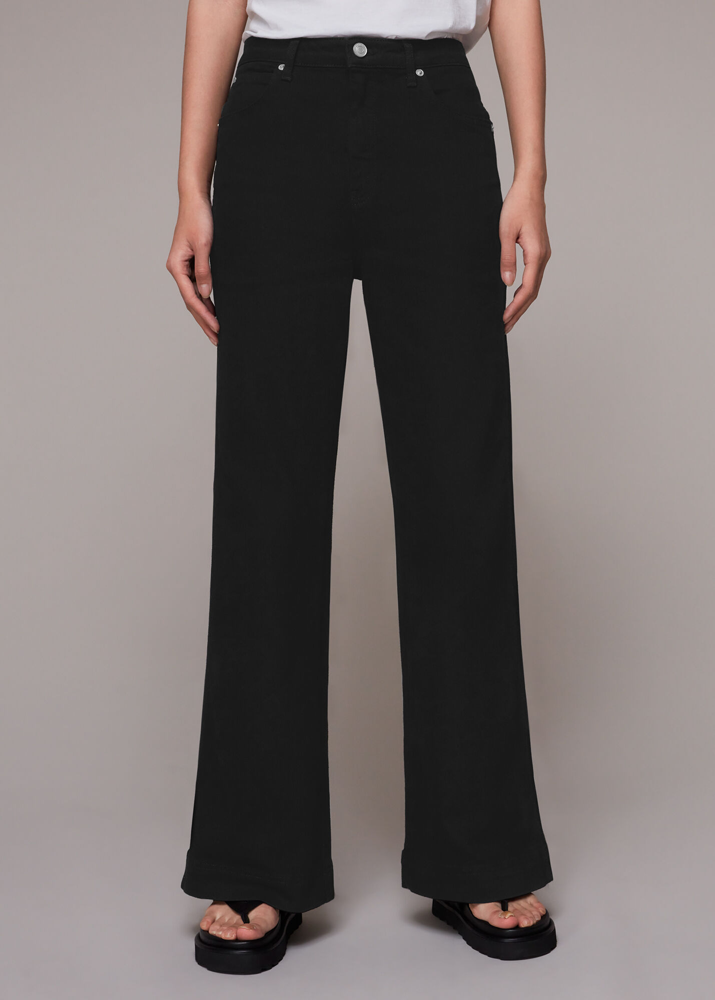 Black LucyStretchFlaredJean WHISTLES