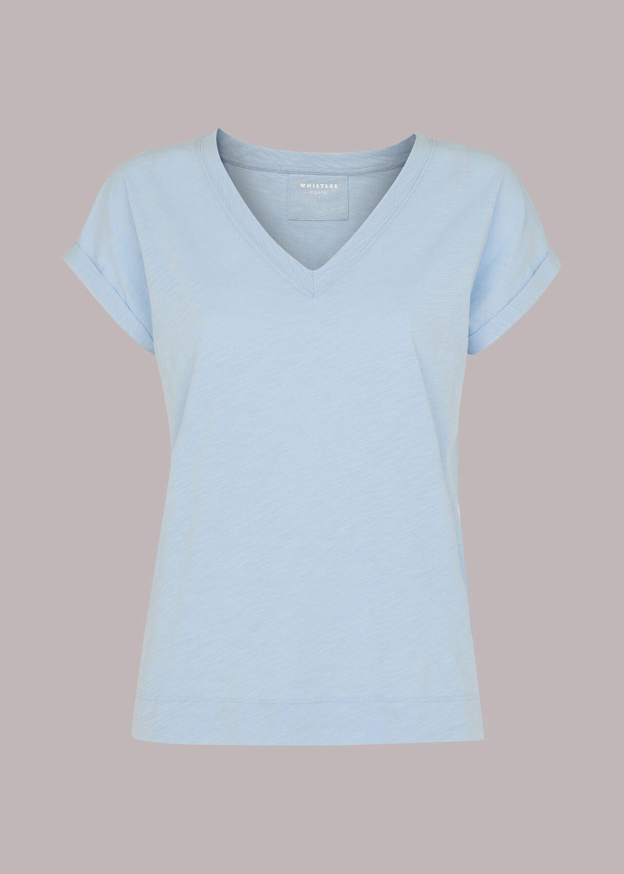 Willa V Neck Cap Sleeve Tee