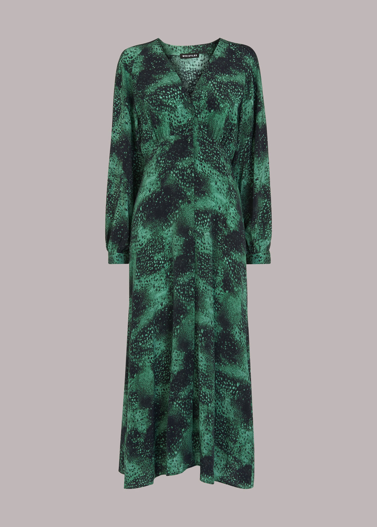 Photographic Animal Silk Dress