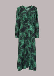 Photographic Animal Silk Dress