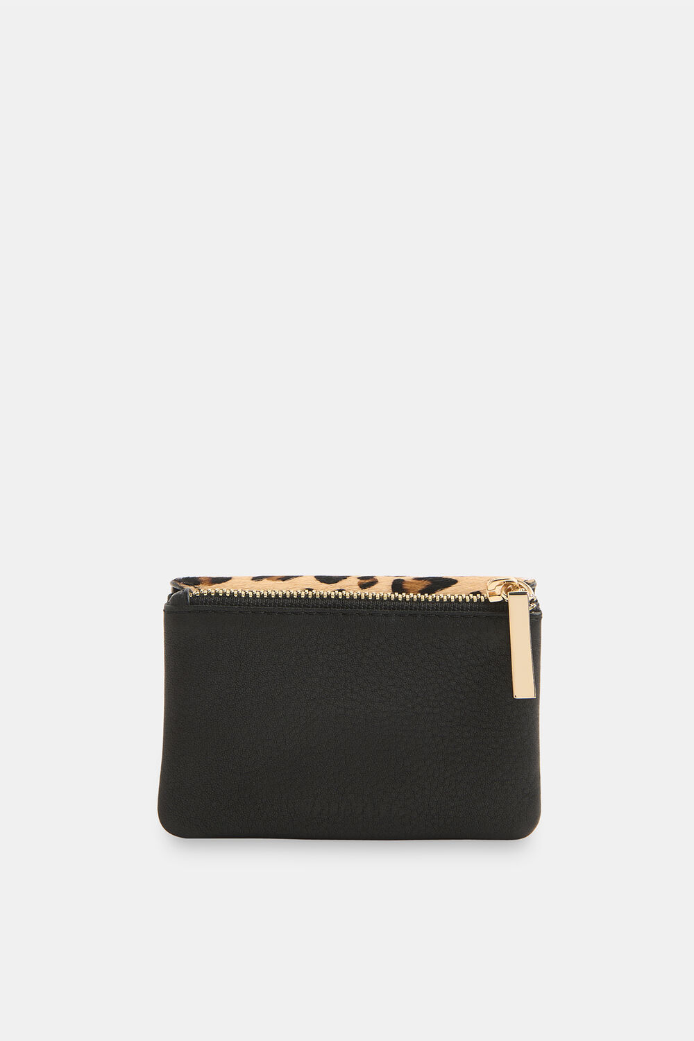 Leopard Print Eli Triple Pouch Compact Purse