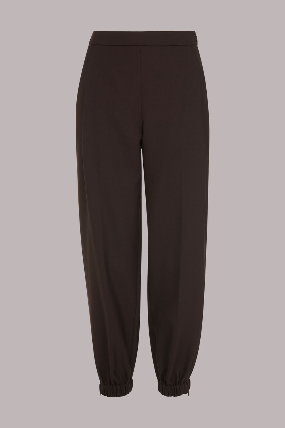 Mia Elastic Waist Wool Trouser