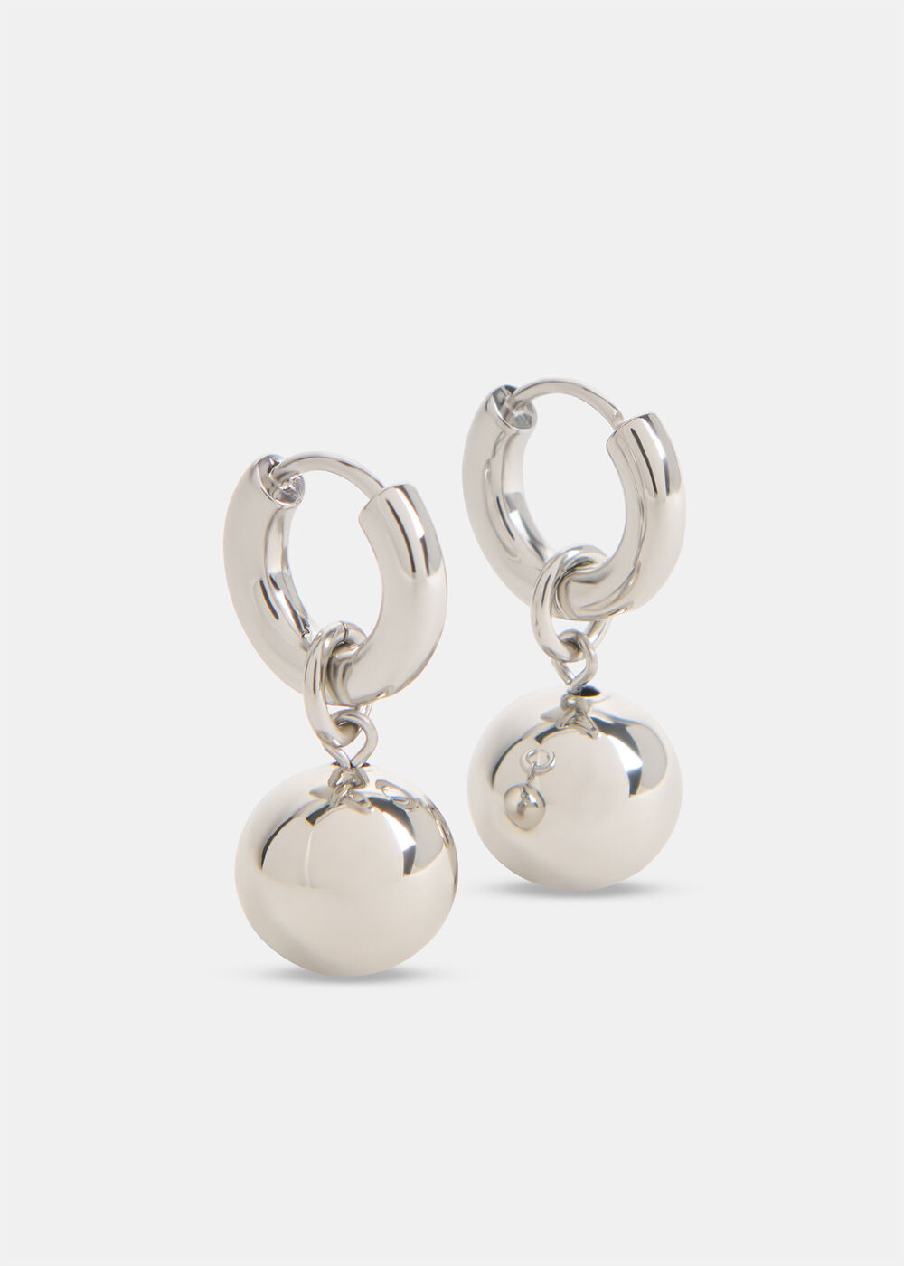Sphere Drop Huggie Earring