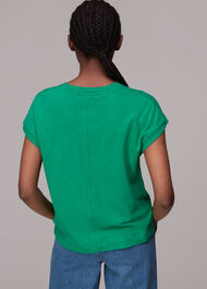 Ember Linen Mix Pocket Tee